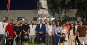 Bornova Belediyesi, 2. Meşrutiyet’in 117. yılını yeni açtığı Abide-i Hürriyet