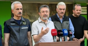 Tarım ve Orman Bakanı İbrahim Yumaklı, Bursa’da devam eden orman