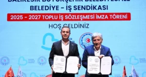 Balıkesir Büyükşehir Belediyesi ve Belediye-İş Sendikası arasında yapılan toplu iş