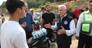 Bursa Büyükşehir Belediye Başkanı Mustafa Bozbey, Gürsu TOKİ bölgesinde devam