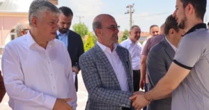 Konya Selçuklu Belediye Başkanı Ahmet Pekyatırmacı, Cuma Buluşmaları kapsamında Hanaybaşı