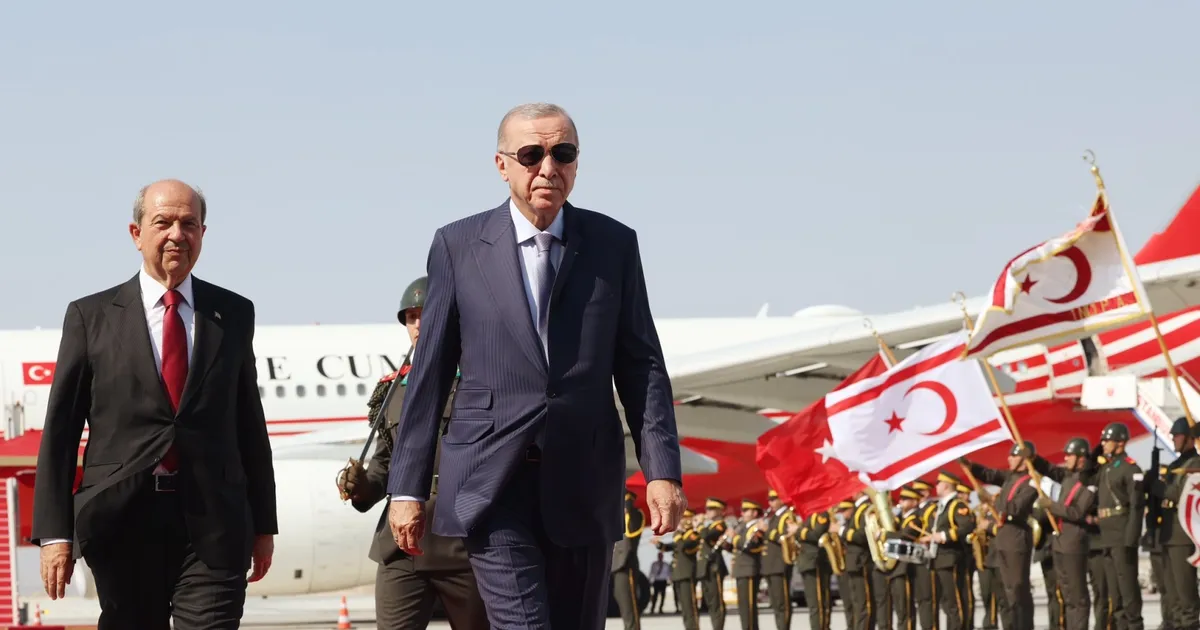 Cumhurbaşkanı Erdoğan törenler için Yavru Vatan’da