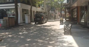 Edirne Keşan'da Kunduracılar Çarşısı’nda tamamlanan kaldırım yenileme çalışmaları sonrası esnaflar,