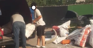 Kocaeli'nin İzmit ilçesinde Cedit Mahallesi’nde başka bir bölgeden getirilen inşaat