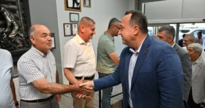 Manisa Büyükşehir Belediye Başkanı Besim Dutlulu, Soma’ya ziyarette bulundu. Soma