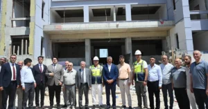 Edirne Valisi Yunus Sezer, Keşan Kaymakamı Aziz Mercan’a iade-i ziyarette
