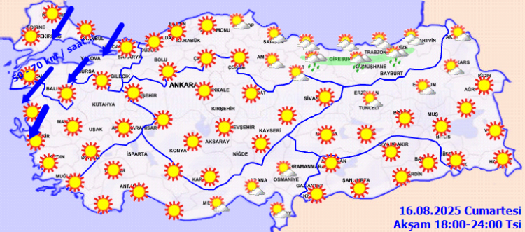 Bugün hava durumu nasıl olacak?