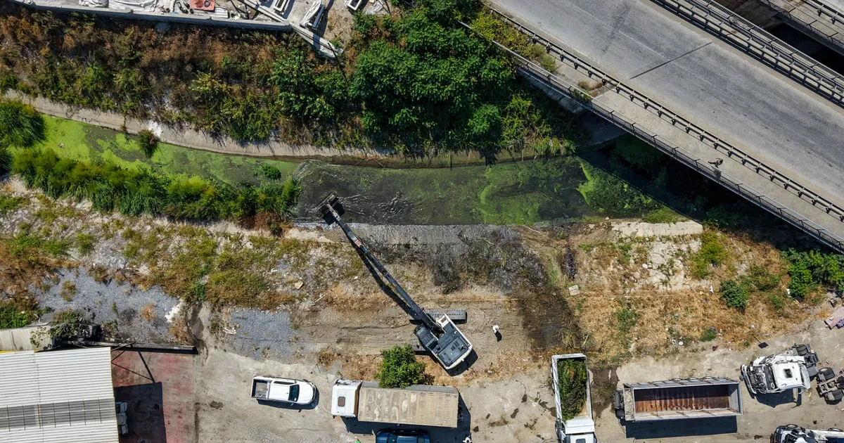 Çark Deresi ve çevresi için kapsamlı temizlik çalışmaları devam ediyor