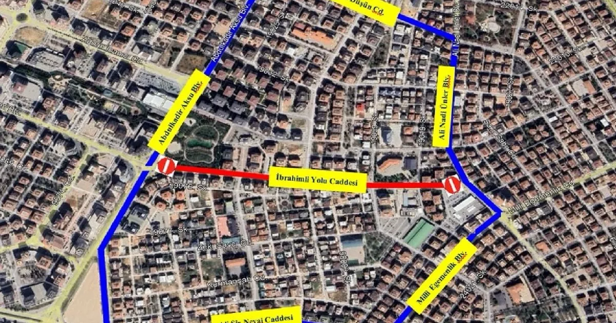 Gaziantep’te İbrahimli Yolu Caddesi trafiğe kapatılıyor