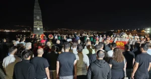 17 Ağustos 1999 Marmara Depremi’nin 26. yıldönümünde Gölcük Kavaklı Sahili’nde