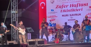 Kayseri de Talas Belediyesi'nin Zafer Haftası Aktiflikleri kapsamında düzenlenen Nuri