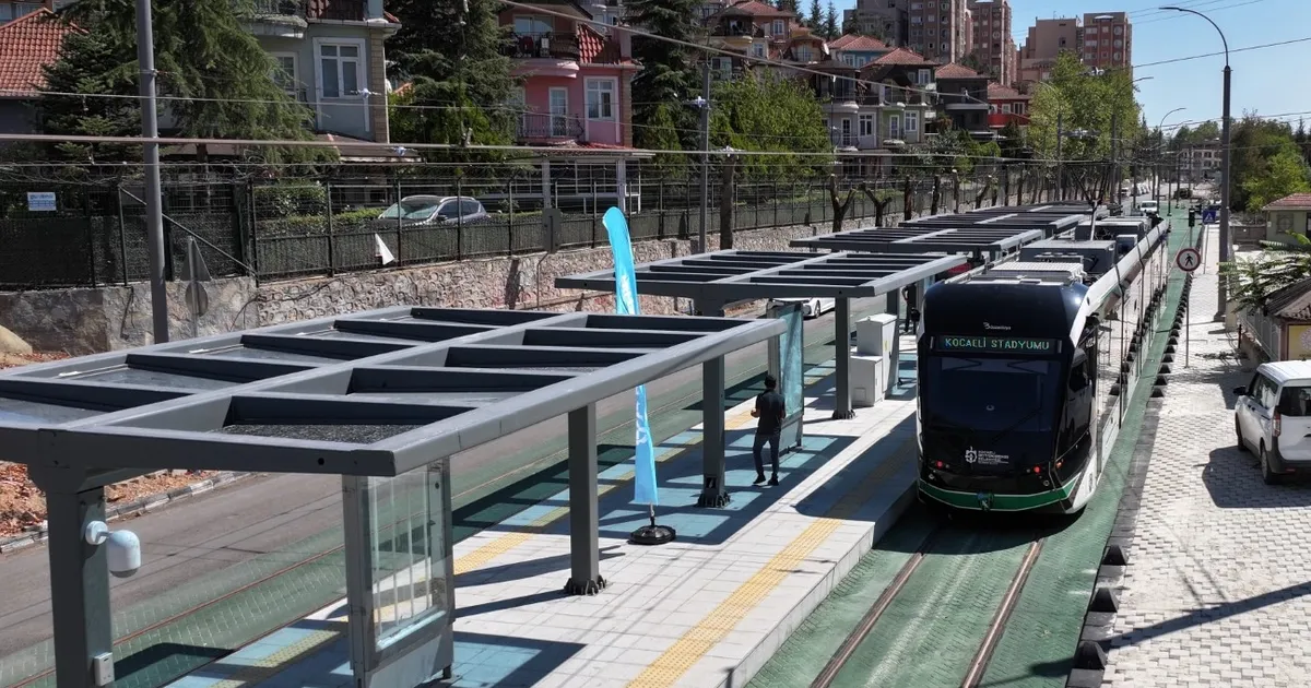 Kocaeli Alikahya Tramvay Hattı’nda iki istasyon devrede