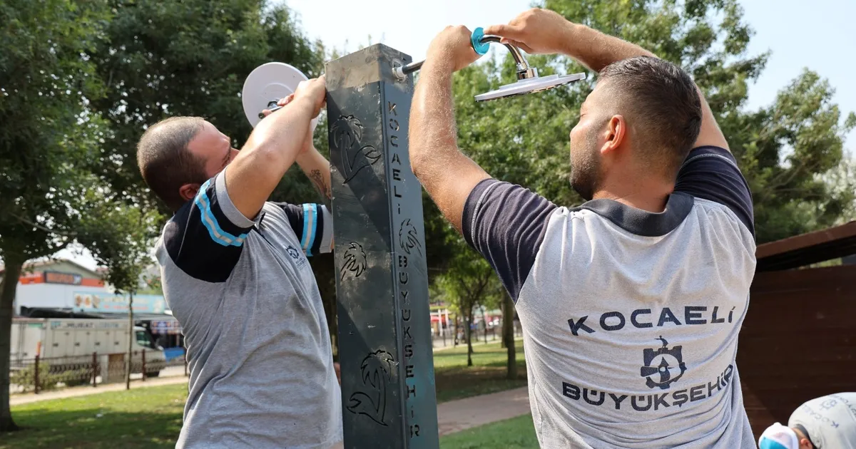 Kocaeli Büyükşehir’den sahillerde su tasarrufu hamlesi