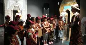 Konya Büyükşehir Belediyesi Genç KOMEK Yaz Okulu’nda eğitim alan öğrenciler,