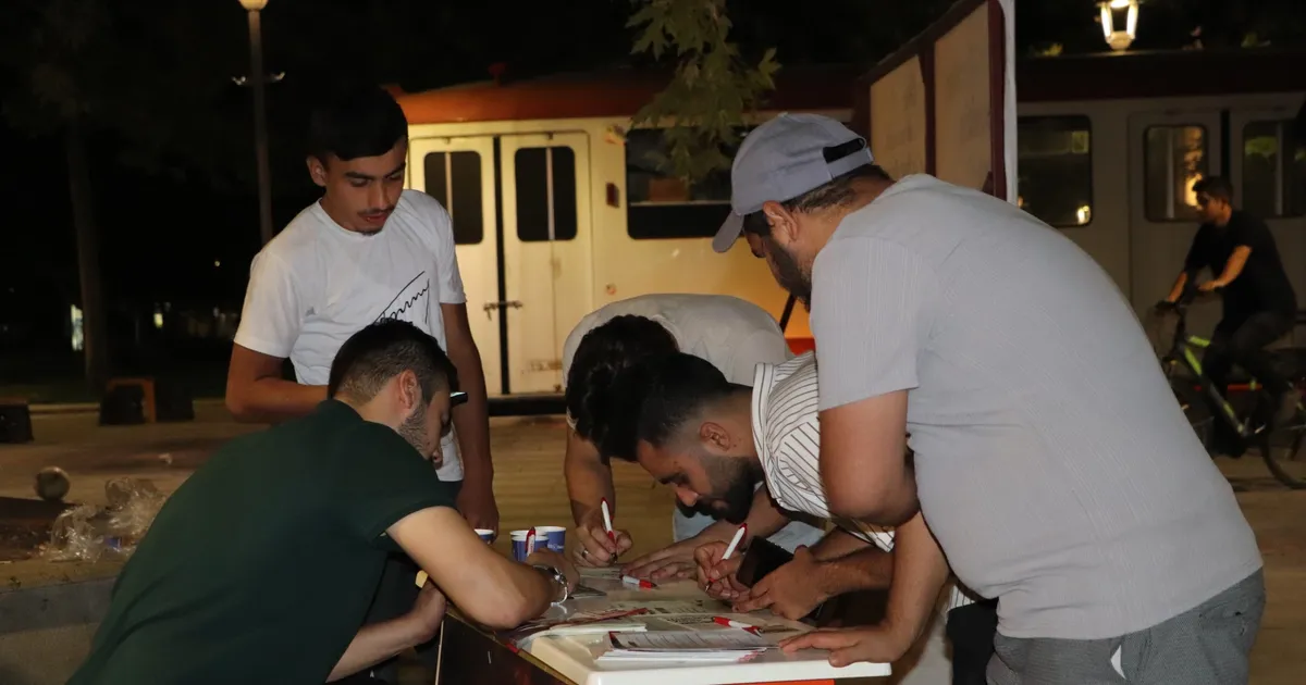 Konya’da ‘Saadet’li gençlerden fidan kampanyası