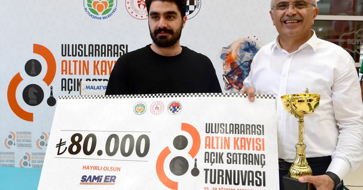 Malatya Uluslararası Altın Kayısı’da ‘şah-mat’çılar ödüllendirildi