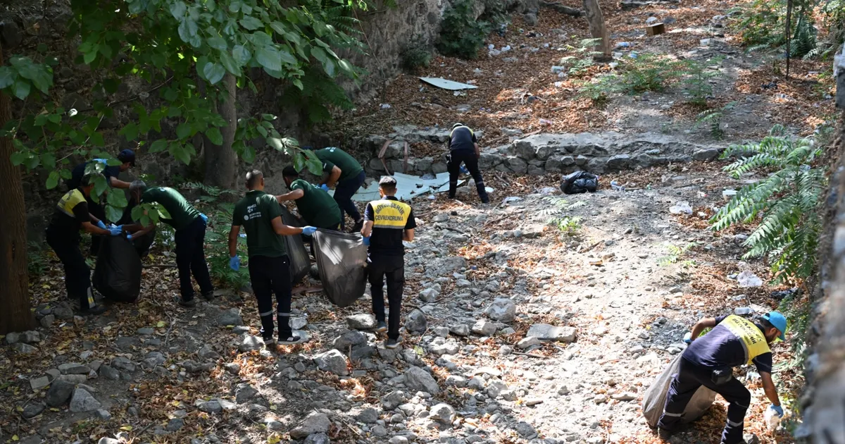 Manisa Çaybaşı’nda rutin temizlik