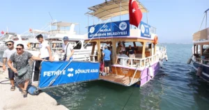 Muğla Büyükşehir Belediyesi, Fethiye’ye yakın konumda yer alan Şövalye Adası’nda