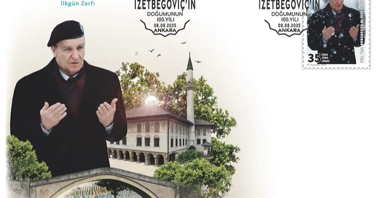 PTT AŞ tarafından “Aliya İZETBEGOVİÇ'in Doğumunun 100.Yılı” konulu anma pulu