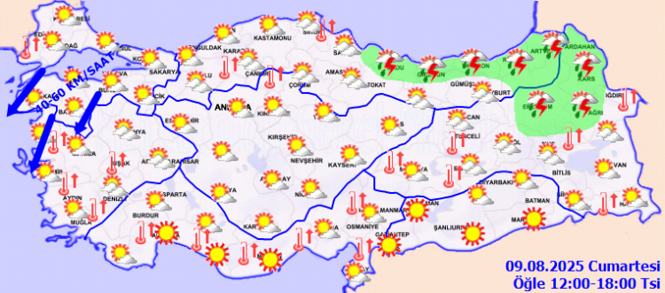 Sıcak havaya dikkat! Meteoroloji uyardı