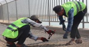 Şanlıurfa Büyükşehir Belediyesi, Haliliye ilçesine bağlı Sırrın Karşıyaka Mahallesi’nden geçen