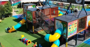 Antalya Muratpaşa Belediyesi’nin açık hava çocuk oyun dünyası Teneffüs Park,
