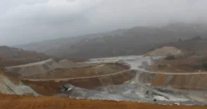 Bursa’nın Yenişehir ilçesi Kirazlıyayla Köyü’nde ilave atık barajı için yürütülen