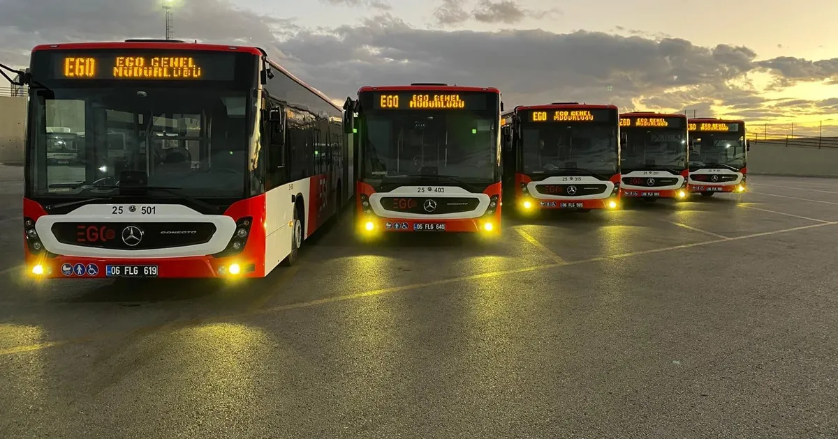 Ankara Büyükşehir’den Başkent’e 5 yeni otobüs