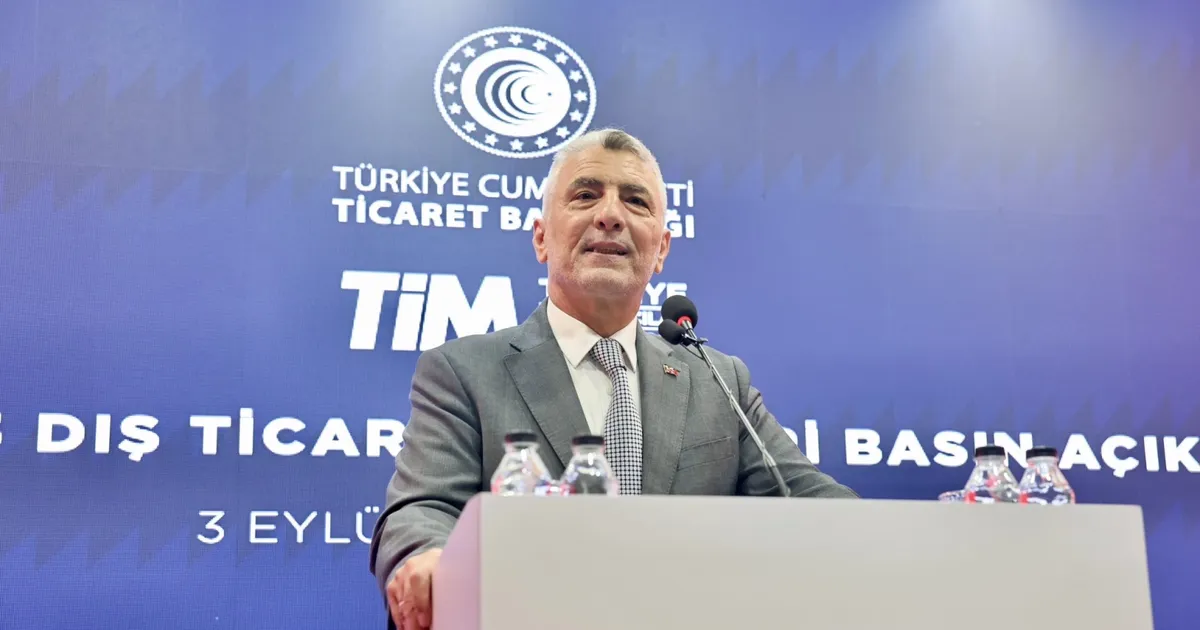Ticaret Bakanı Ömer Bolat, Ağustos 2025’te mal ihracatının yüzde 0,9