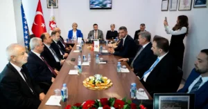 Konya Valisi İbrahim Akın ve Konya Büyükşehir Belediye Başkanı Uğur