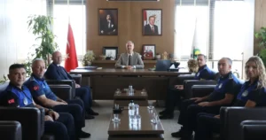 Bursa'da İnegöl Belediye Başkanı Alper Taban, Zabıta Teşkilatının kuruluşunun 199’uncu