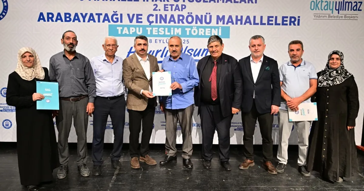 Bursa Yıldırım’da tapu seferberliği sürüyor