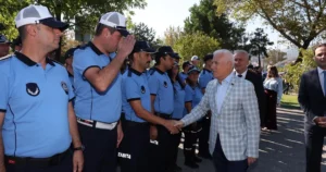 Bursa Büyükşehir Belediye Başkanı Mustafa Bozbey, Zabıta Teşkilatı’nın 199. kuruluş