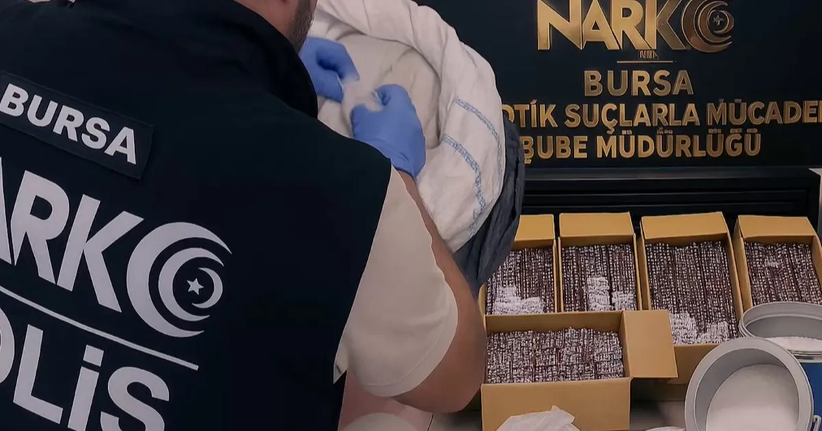 Bursa’da binlerce uyuşturucu hap ele geçirildi