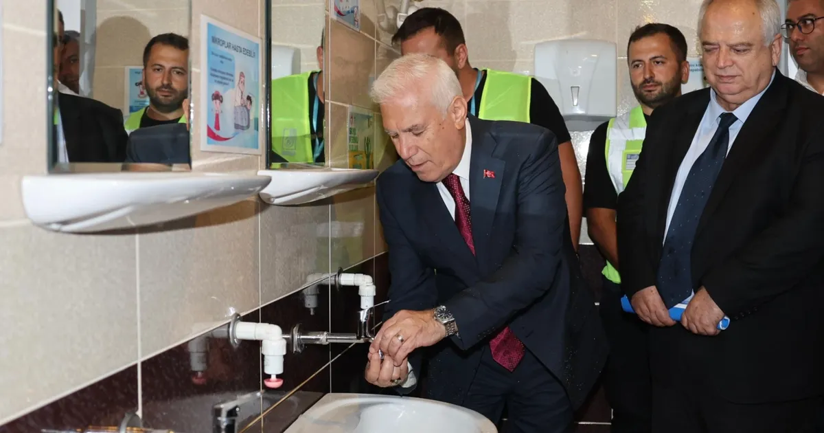 Bursa’da su tasarrufu okullardan başladı… Musluklar tasarruflu akacak!