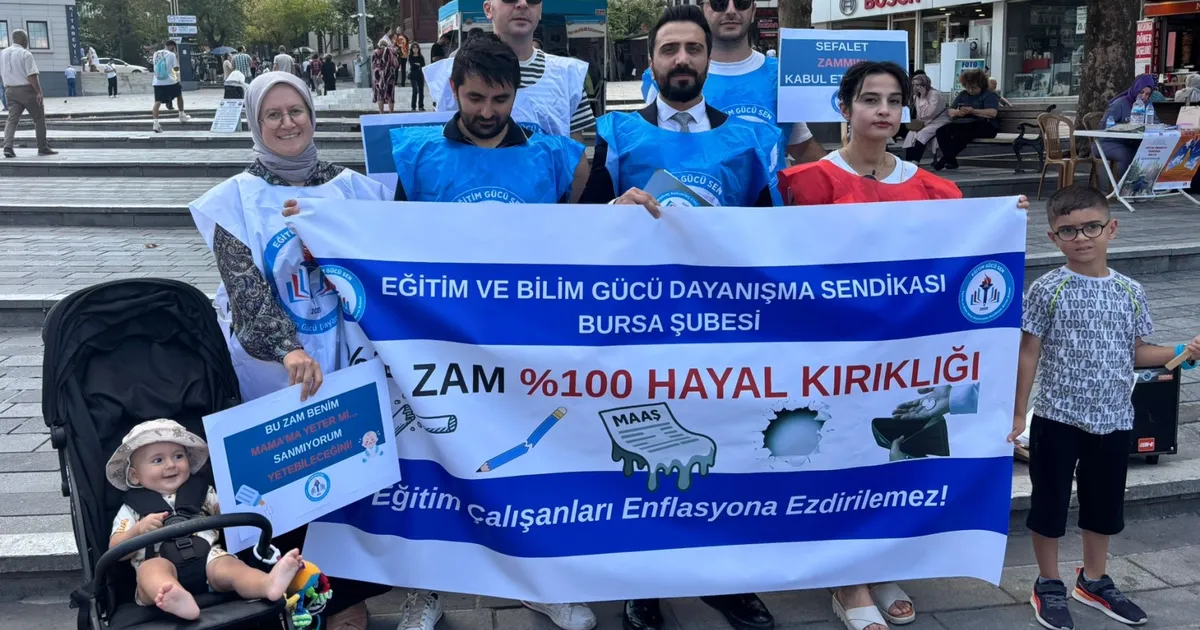 Eğitim Gücü Sen Bursa’dan zam tepkisi! Sefalet mutabakatı kabul edilemez!