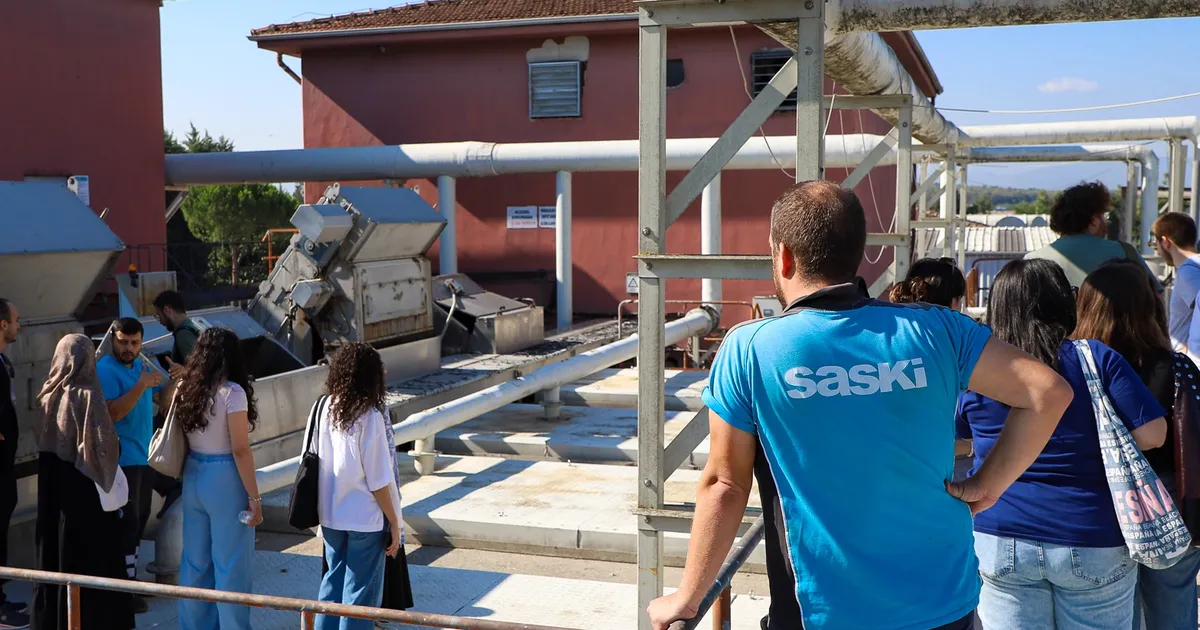 Geleceğin hekimleri atık su süreçlerini yerinde gözlemledi