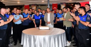 İzmir'de Bornova Belediye Başkanı Ömer Eşki, Zabıta Teşkilatı’nın 199. kuruluş
