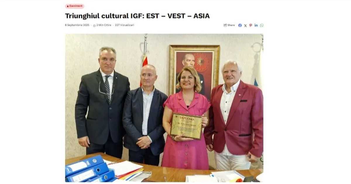 İzmit’in kültürel iş birliği Romanya basınında