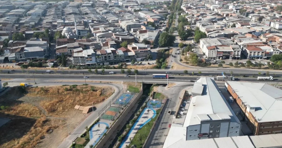 Bursa'da İnegöl Belediyesi’nin Mesudiye Mahallesinde hayata geçirdiği ve kentin değerli