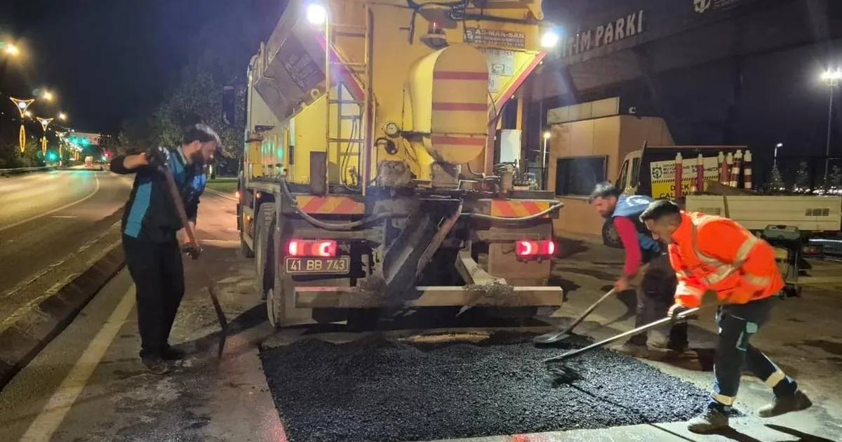 Kocaeli Büyükşehir ekipleri 7×24 çalışıyor