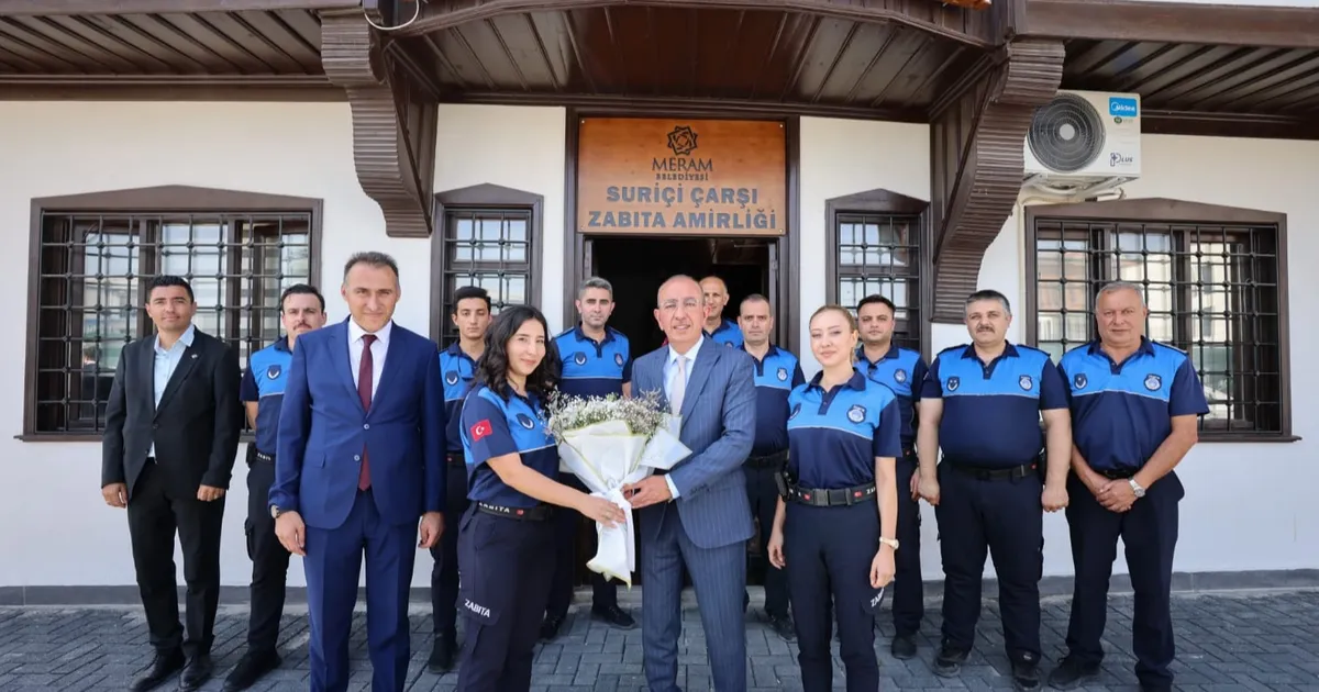 Konya Meram Zabıtası’na Başkan Kavuş’tan anlamlı ziyaret