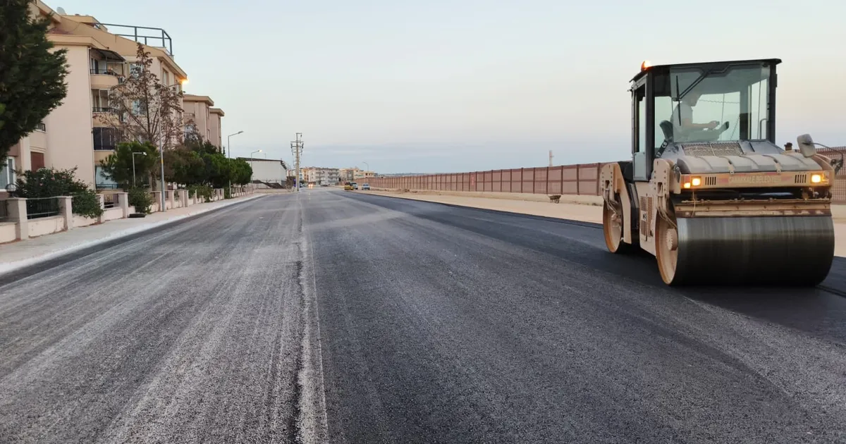 Kordon yolları asfaltlandı