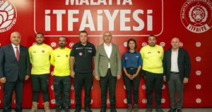 Malatya Büyükşehir Belediye Başkanı Sami Er, İtfaiye Teşkilatı'nın 311'inci kuruluşyıldönümüveİtfaiye