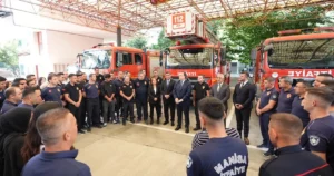 Manisa Büyükşehir Belediye Başkanı Besim Dutlulu, İtfaiye Haftası hasebiyle Manisa