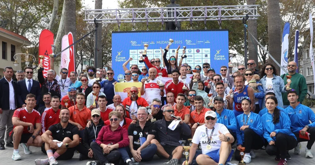 Mudanya’da Avrupa Triatlon Balkan Şampiyonası sona erdi