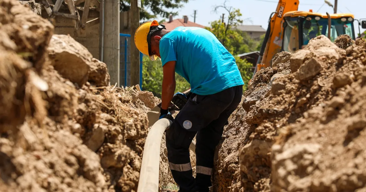 Sakarya Taraklı İçdedeler’e 2.500 metrelik altyapı güçlendirmesi