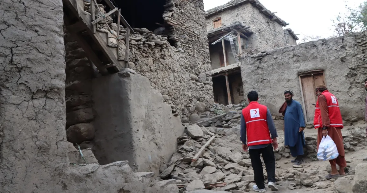 Türk Kızılayı, Afganistan’ın doğusunda meydana gelen 6.0 büyüklüğündeki zelzelenin akabinde