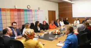 Bilecik Pazaryeri Belediye Lideri Zekiye Tekin, Ankara’da düzenlenen AK Parti
