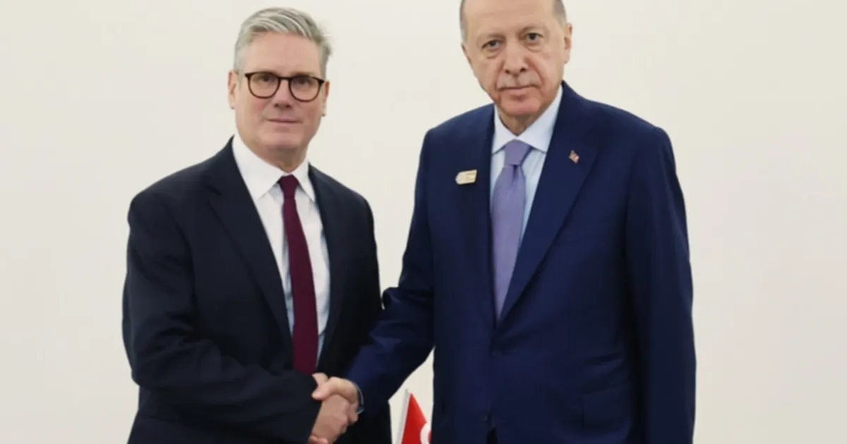 Birleşik Krallık Başbakanı Keir Starmer, Cumhurbaşkanı'nın daveti üzerine bugün Ankara'yı